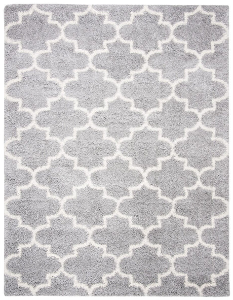 Safavieh Fontana Shag Fnt818G Grey / Cream Rugs - Safavieh - fnt818g - 7r