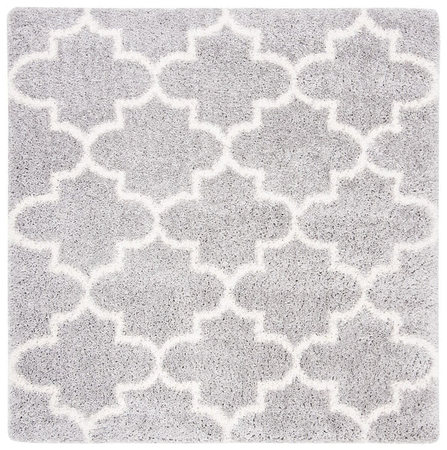 Safavieh Fontana Shag Fnt818G Grey / Cream Rugs - Safavieh - fnt818g - 7sq