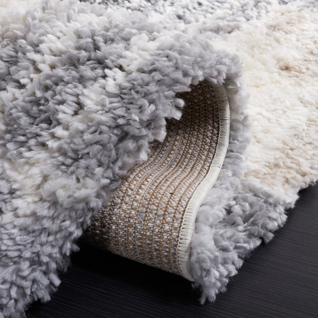 Safavieh Fontana Shag Fnt823A Ivory/Grey Rug - Safavieh - fnt823a - 4