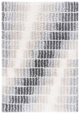 Safavieh Fontana Shag Fnt823A Ivory/Grey Rug - Safavieh - fnt823a - 4
