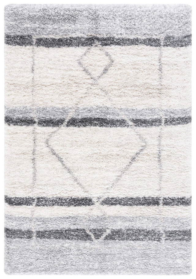 Safavieh Fontana Shag Fnt825A Ivory/Grey Rug - Safavieh - fnt825a - 4