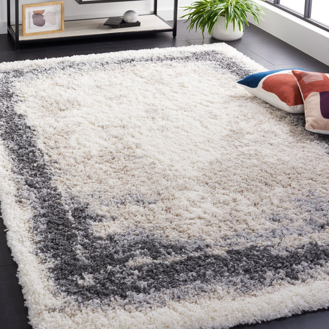 Safavieh Fontana Shag Fnt829A Ivory/Grey Rug - Safavieh - fnt829a - 4