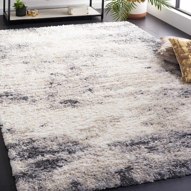 Safavieh Fontana Shag Fnt831A Ivory/Grey Rug - Safavieh - fnt831a - 4