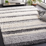 Safavieh Fontana Shag Fnt835A Ivory/Grey Rug - Safavieh - fnt835a - 4