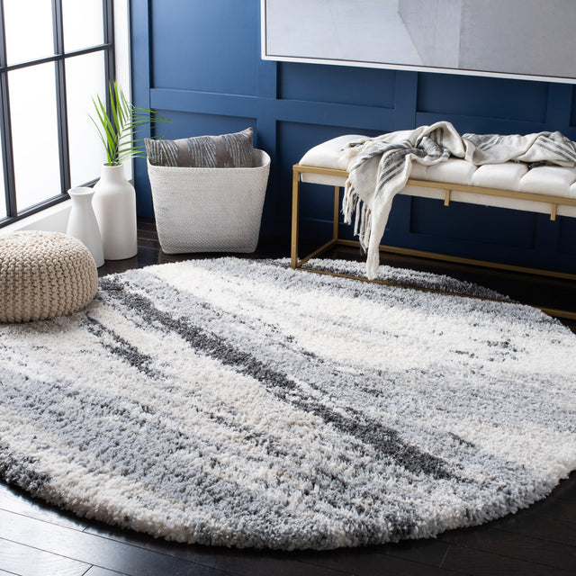Safavieh Fontana Shag Fnt840F Grey/Charcoal Rugs - Safavieh - fnt840f - 7r