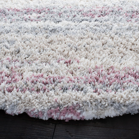 Safavieh Fontana Shag Fnt842B Ivory/Pink Rugs - Safavieh - fnt842b - 7r