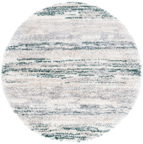 Safavieh Fontana Shag Fnt842C Ivory/Green Rug - Safavieh - fnt842c - 7r