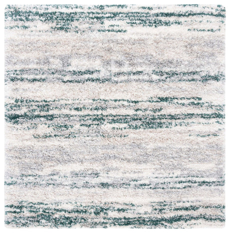 Safavieh Fontana Shag Fnt842C Ivory/Green Rug - Safavieh - fnt842c - 7r