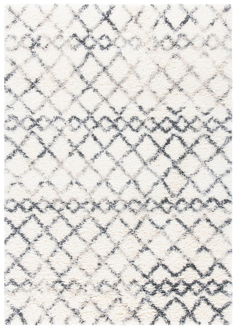 Safavieh Fontana Shag Fnt845A Ivory/Grey Rugs - Safavieh - fnt845a - 3