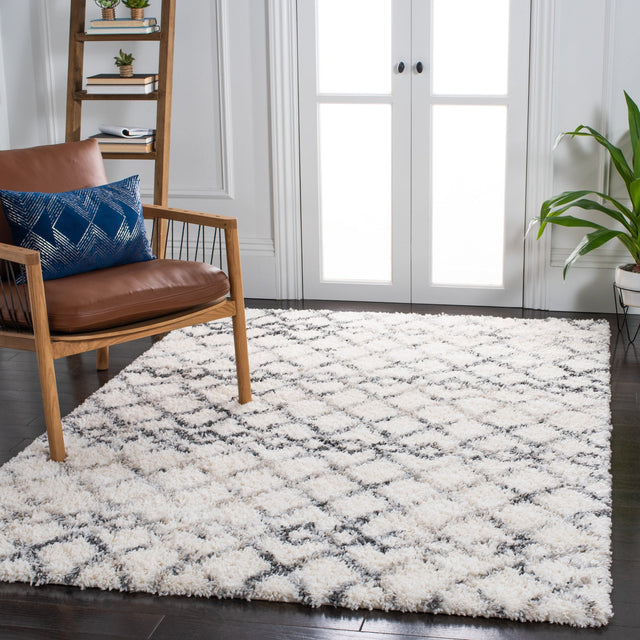 Safavieh Fontana Shag Fnt845A Ivory/Grey Rugs - Safavieh - fnt845a - 3
