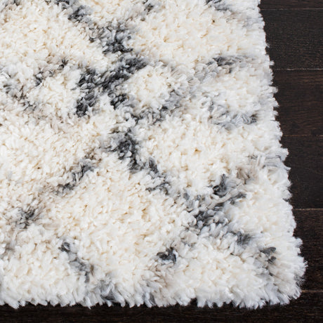 Safavieh Fontana Shag Fnt845A Ivory/Grey Rugs - Safavieh - fnt845a - 7r
