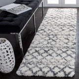 Safavieh Fontana Shag Fnt845A Ivory/Grey Rugs - Safavieh - fnt845a - 7r