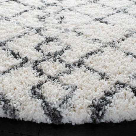 Safavieh Fontana Shag Fnt845A Ivory/Grey Rugs - Safavieh - fnt845a - 7r