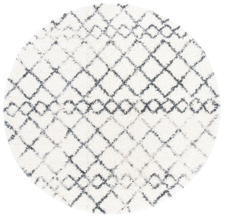 Safavieh Fontana Shag Fnt845A Ivory/Grey Rugs - Safavieh - fnt845a - 7r