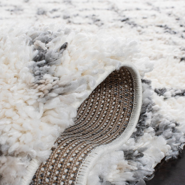 Safavieh Fontana Shag Fnt845A Ivory/Grey Rugs - Safavieh - fnt845a - 7r