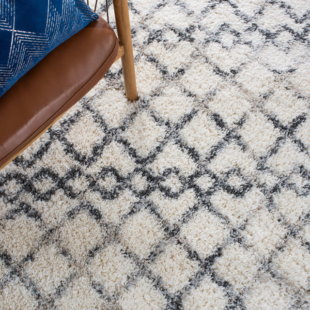 Safavieh Fontana Shag Fnt845A Ivory/Grey Rugs - Safavieh - fnt845a - 7r