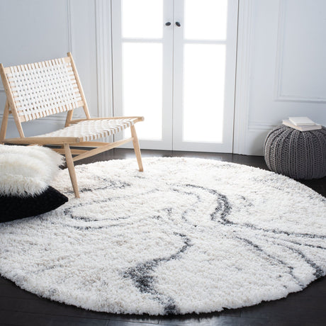 Safavieh Fontana Shag Fnt848A Ivory/Grey Rugs - Safavieh - fnt848a - 7r