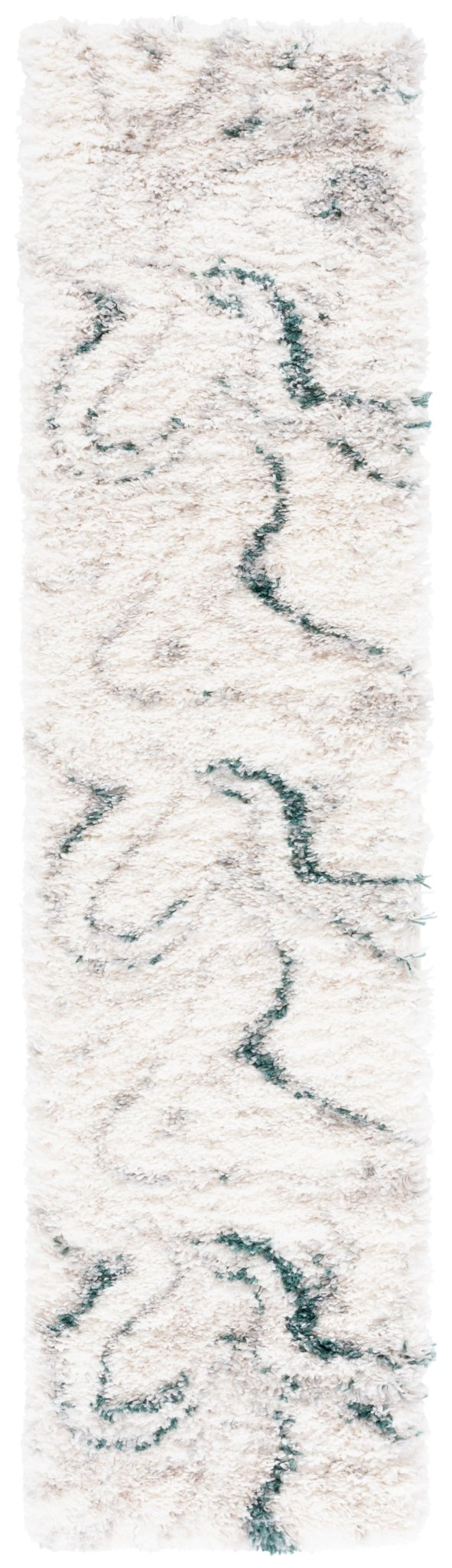 Safavieh Fontana Shag Fnt848B Ivory/Green Rug - Safavieh - fnt848b - 28