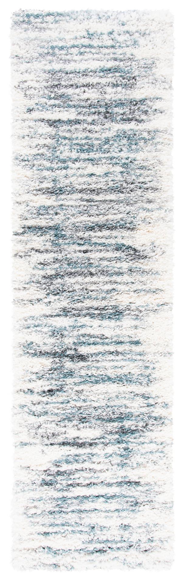 Safavieh Fontana Shag Fnt850B Ivory/Teal Rugs - Safavieh - fnt850b - 24