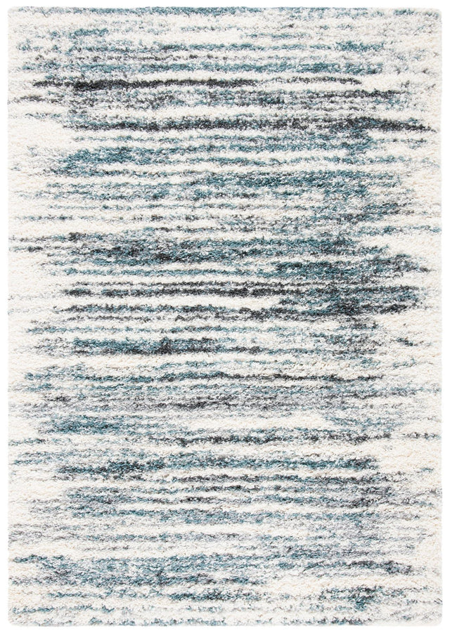 Safavieh Fontana Shag Fnt850B Ivory/Teal Rugs - Safavieh - fnt850b - 3