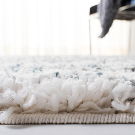 Safavieh Fontana Shag Fnt850B Ivory/Teal Rugs - Safavieh - fnt850b - 7r