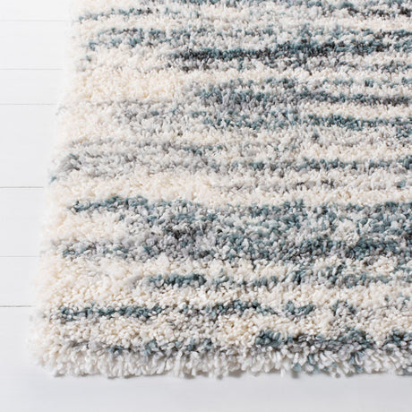 Safavieh Fontana Shag Fnt850B Ivory/Teal Rugs - Safavieh - fnt850b - 7r