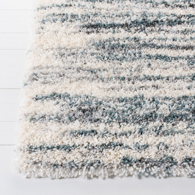 Safavieh Fontana Shag Fnt850B Ivory/Teal Rugs - Safavieh - fnt850b - 7r