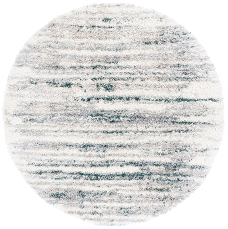 Safavieh Fontana Shag Fnt850C Ivory/Green Rug - Safavieh - fnt850c - 7r