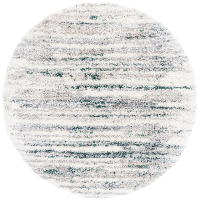 Safavieh Fontana Shag Fnt850C Ivory/Green Rug - Safavieh - fnt850c - 7r