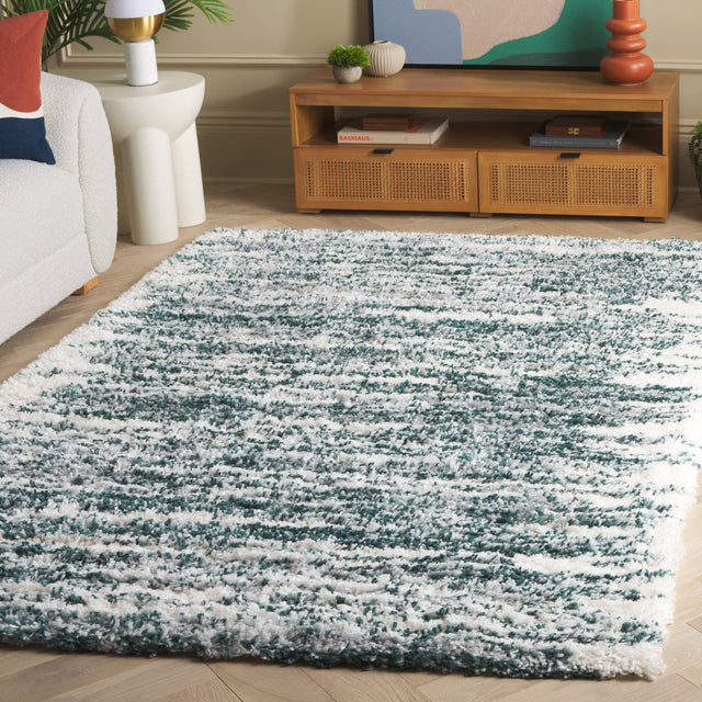 Safavieh Fontana Shag Fnt850Y Green/Ivory Rug - Safavieh - fnt850y - 3