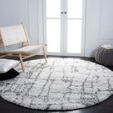 Safavieh Fontana Shag Fnt851A Ivory/Grey Rugs - Safavieh - fnt851a - 7r