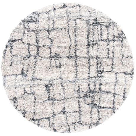 Safavieh Fontana Shag Fnt851A Ivory/Grey Rugs - Safavieh - fnt851a - 7r