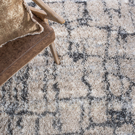 Safavieh Fontana Shag Fnt851A Ivory/Grey Rugs - Safavieh - fnt851a - 7r