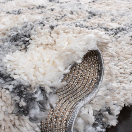 Safavieh Fontana Shag Fnt851A Ivory/Grey Rugs - Safavieh - fnt851a - 7r