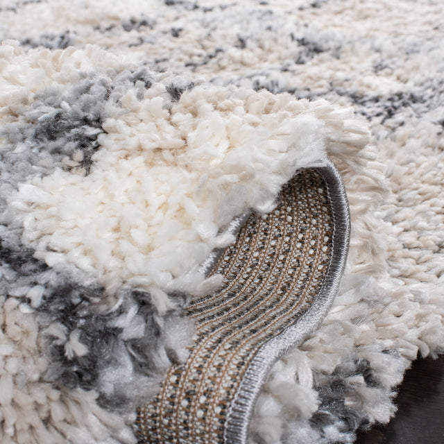 Safavieh Fontana Shag Fnt851A Ivory/Grey Rugs - Safavieh - fnt851a - 7r