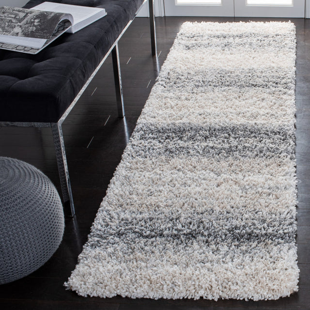 Safavieh Fontana Shag Fnt852A Ivory/Grey Rugs - Safavieh - fnt852a - 7r