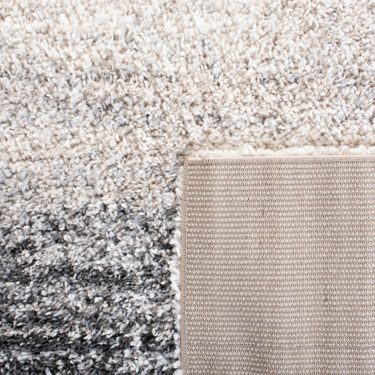 Safavieh Fontana Shag Fnt852A Ivory/Grey Rugs - Safavieh - fnt852a - 7r