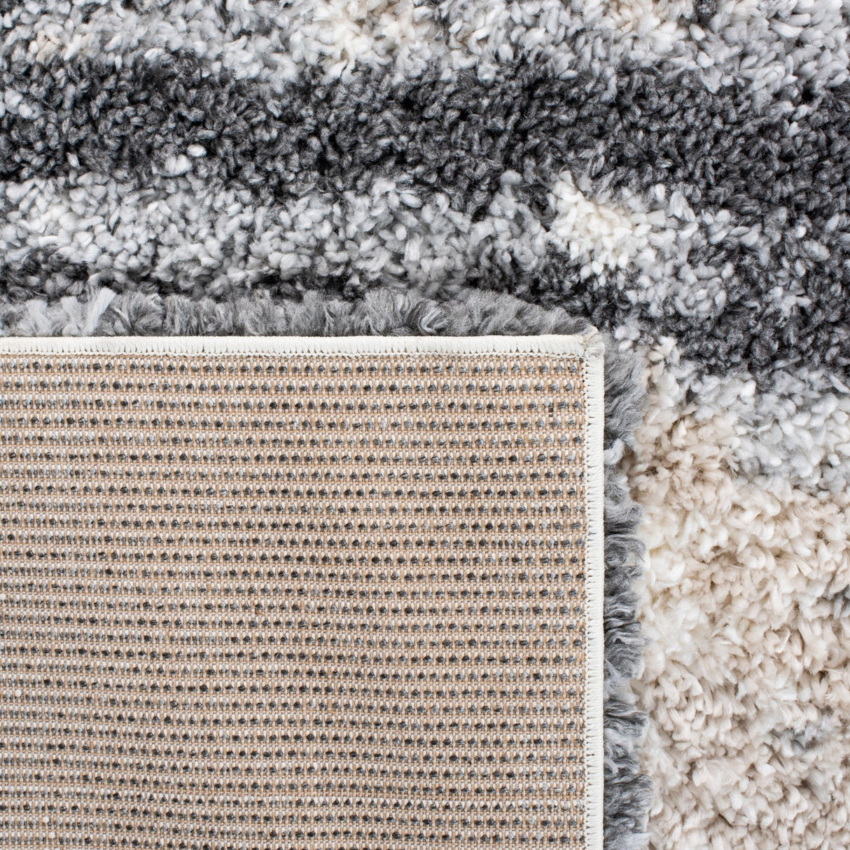 Safavieh Fontana Shag Fnt853G Grey/Ivory Rugs - Safavieh - fnt853g - 7r