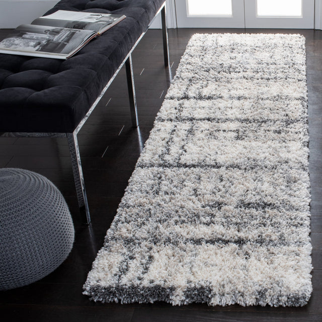 Safavieh Fontana Shag Fnt855A Ivory/Grey Rug - Safavieh - fnt855a - 4