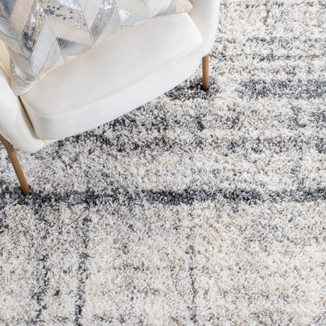 Safavieh Fontana Shag Fnt855A Ivory/Grey Rug - Safavieh - fnt855a - 7r