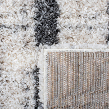 Safavieh Fontana Shag Fnt855A Ivory/Grey Rug - Safavieh - fnt855a - 7r