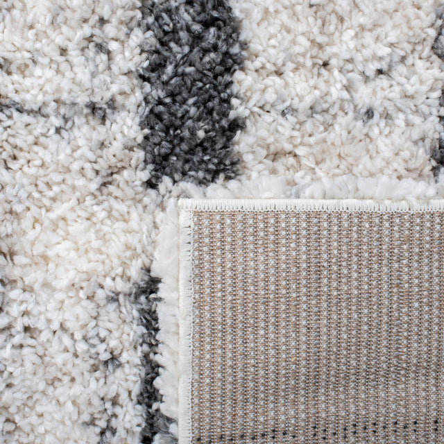 Safavieh Fontana Shag Fnt855A Ivory/Grey Rug - Safavieh - fnt855a - 7r