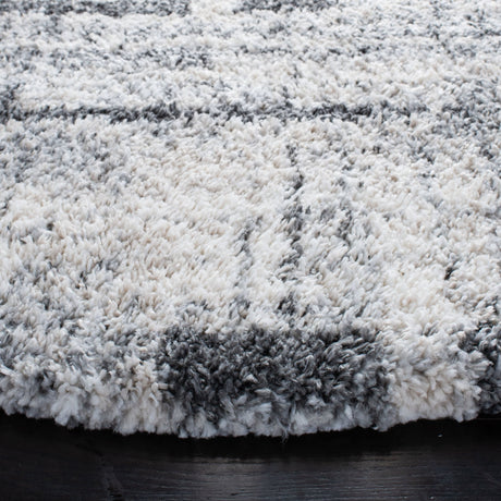 Safavieh Fontana Shag Fnt855A Ivory/Grey Rug - Safavieh - fnt855a - 7r