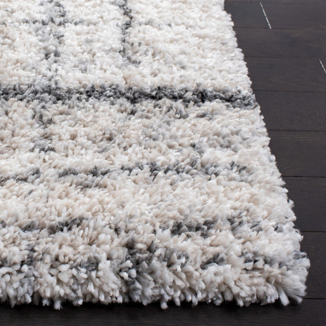 Safavieh Fontana Shag Fnt855A Ivory/Grey Rug - Safavieh - fnt855a - 7r