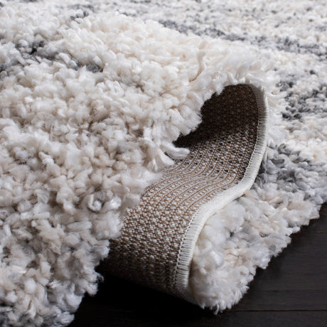 Safavieh Fontana Shag Fnt855A Ivory/Grey Rug - Safavieh - fnt855a - 7r