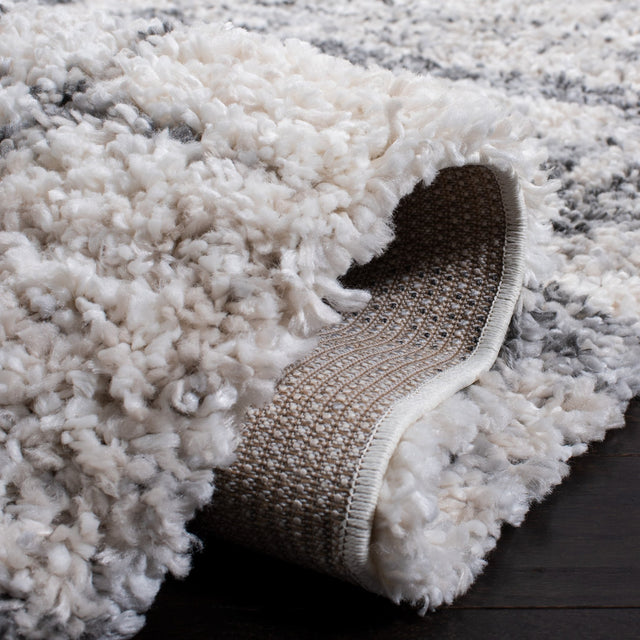 Safavieh Fontana Shag Fnt855A Ivory/Grey Rug - Safavieh - fnt855a - 7r