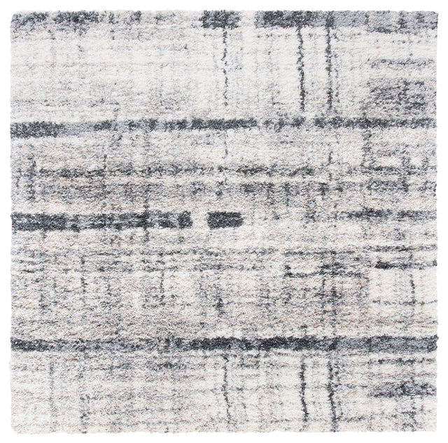 Safavieh Fontana Shag Fnt855A Ivory/Grey Rug - Safavieh - fnt855a - 7sq