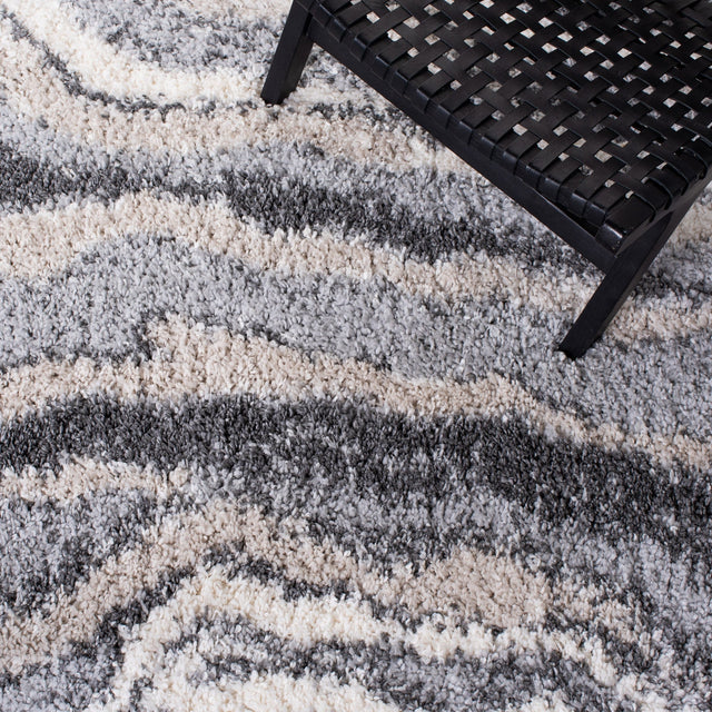 Safavieh Fontana Shag Fnt865F Grey/Ivory Rugs - Safavieh - fnt865f - 7r