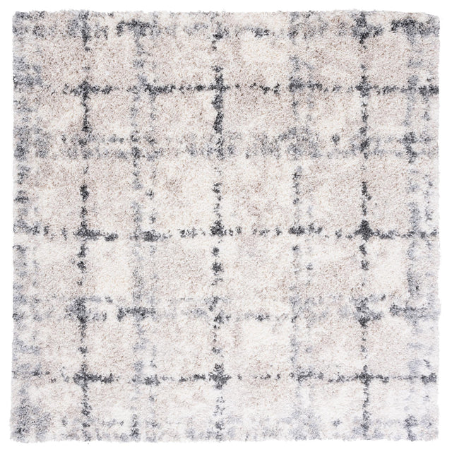 Safavieh Fontana Shag Fnt868F Grey/Ivory Rugs - Safavieh - fnt868f - 7sq