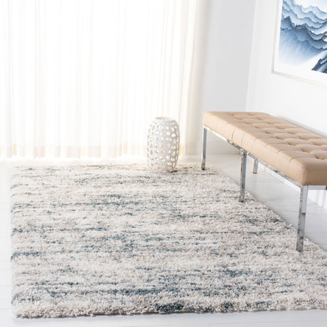 Safavieh Fontana Shag Fnt873A Ivory/Teal Rugs - Safavieh - fnt873a - 3